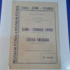 program Soimii Strungul Lipova - Textila Timisoara