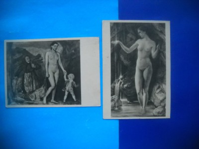 HOPCT LOT NR 1131 NUD ...FEMEI...FEMEI - 2 CARTI POSTALE-NECIRCULATE&amp;#039;&amp;#039; foto