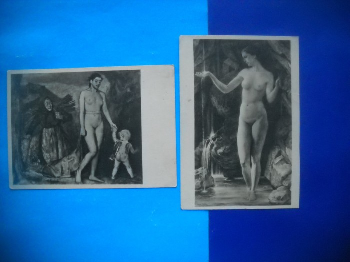 HOPCT LOT NR 1131 NUD ...FEMEI...FEMEI - 2 CARTI POSTALE-NECIRCULATE&#039;&#039;