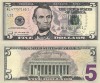SUA 5 Dolari 2009 UNC Bancnota America - NeCirculata