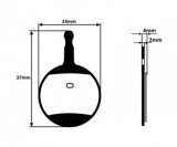 Placute Frana Disc Semimetalice AVID BB5 Bicicleta