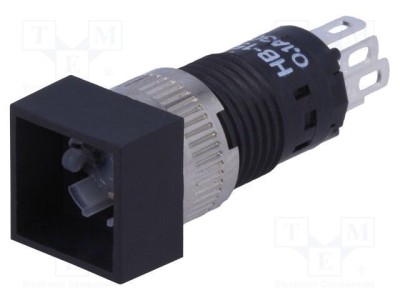 Comutator acționat prin apăsare SPDT 2 poziții 0,1A 30V NKK SWITCHES HB foto