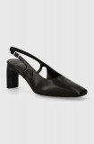 Cumpara ieftin Vagabond Shoemakers pantofi de piele VENDELA culoarea negru, cu toc drept, cu toc deschis, 5723-101-20
