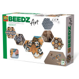 Set margele de calcat Beedz Art - Safari cu placi hexagonale, SES Creative