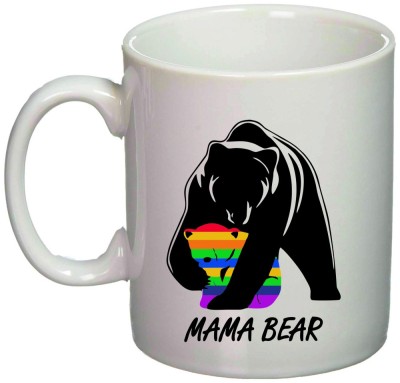 Cana alba personalizata &amp;quot;Mama Bear&amp;quot;, INOVATIX&amp;reg;. 330ml foto