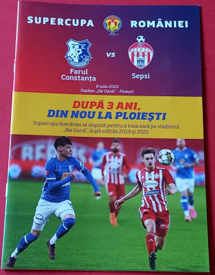 Program meci fotbal FARUL Constanta-SEPSI Sf.Gheorghe(Supercupa Romaniei 2023) foto