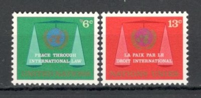 O.N.U.New York.196920 ani Pacea prin Dreptul International SN.341 foto