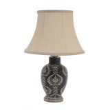 Cumpara ieftin Veioza din ceramica Negru Crem 36 x 54 cm