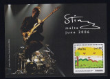 Malta, 2006, muzica, Sting, bloc, Nestampilat