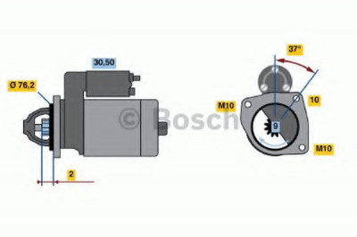 Starter VOLVO V50 (MW) (2004 - 2016) BOSCH 0 986 020 860 foto