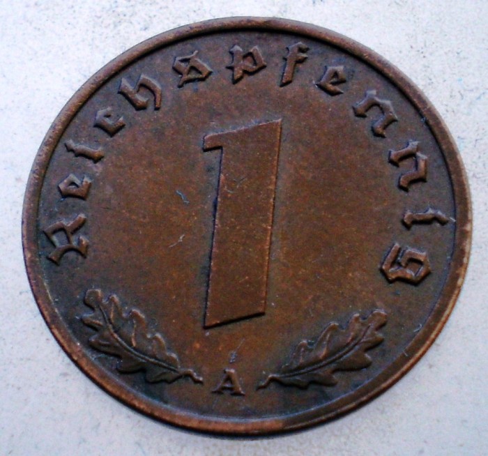 2.783 GERMANIA 1 REICHSPFENNIG 1938 A