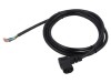 Cablu IEC C13 mamă 90&deg; 2m negru 10A 250V 3x18AWG PVC