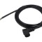 Cablu IEC C13 mamă 90&deg; 2m negru 10A 250V 3x18AWG PVC