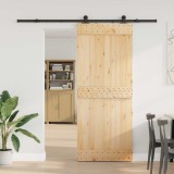 Cumpara ieftin Usa glisanta NARVIK 85 x 210 cm (213,5 cm) Natural si Negru