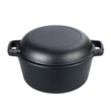 Oala de gatit si cuptor de paine 2 &icirc;n 1 din fonta, 26 cm Handy KitchenServ, Perfect Home
