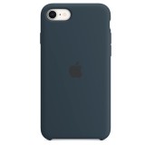 Cumpara ieftin Husa din silicon Apple pentru iPhone SE, Abyss Blue - SECOND