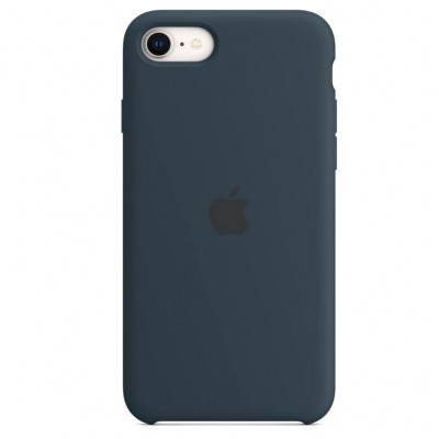 Husa din silicon Apple pentru iPhone SE, Abyss Blue - SECOND foto