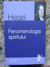 FENOMENOLOGIA SPIRITULUI de G. W. F. HEGEL foto