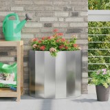vidaXL Jardinieră Argintiu 60 x 30 x 50 cm Oțel Galvanizat 883722