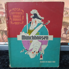 Munchhausen, Gottfried August Burger, ilustrații Eugen Taru, București 1967, 207