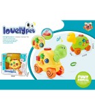 Jucarie Muzicala Luminoasa Bebelusi, Tetoasa de Tras cu Sfoara, Plastic, Peste 10 Luni, Alimentare Baterii AA
