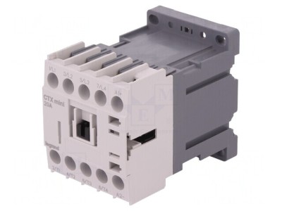 Contactor 4P 24VDC 20A pentru șină DIN foto