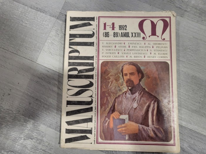 Manuscriptum nr.1-4/1992