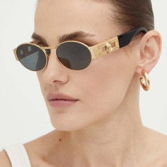 Versace ochelari de soare culoarea auriu, 0VE2264