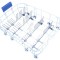 LOWER BASKET EU2 GROUP 45CM 1763401111 pentru masina de spalat vase BEKO/GRUNDIG/ARCELIK