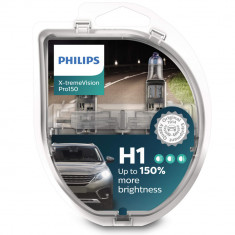 Bec Halogen H1 Philips X-TremeVision Pro150, 12V, 55W, 2 buc