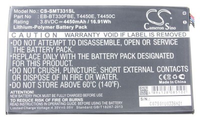 3,8V- 4450MAH LI-POLYMER TABLET AKKU F&amp;Uuml;R SAMSUNG COM foto