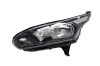 Far Ford Transit/Tourneo Connect, 03.20, Stanga, tip bec H15+H7, reglare electrica, cu lumini de zi, negru, cu motoras reglare far, TYC, 1807862,