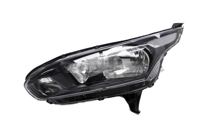 Far Ford Transit/Tourneo Connect, 03.20, Stanga, tip bec H15+H7, reglare electrica, cu lumini de zi, negru, cu motoras reglare far, TYC, 1807862,