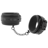 Fetish Submissive Bondage-Cătușe pentru Glezne din Piele Vegană