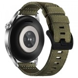 Curea Techsuit W070 pentru Samsung Galaxy Watch / Huawei Watch Series, 22mm, Verde Inchis