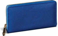 Portofel dama piele albastru