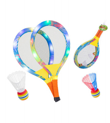 Rachete de tenis sau badminton cu Iluminare LED foto