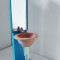 Mobilier baie papusi - chiuveta cu oglinda, cu bec, pe baterie, 32 cm, deosebita