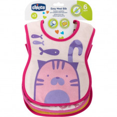 Chicco Bibs bavețică 6m+ Girl 3 buc