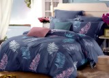 Cumpara ieftin Lenjerie de pat pentru o persoana cu husa elastic pat si fata perna dreptunghiulara, Colors, bumbac mercerizat, multicolor