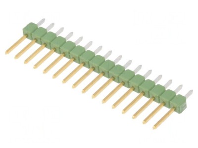 Conector Pini 16P 2.54mm Drept AMPMODU MOD II foto
