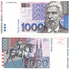 Croatia 1 000 Kuna 1993 P-35 UNC