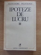 IPOTEZE DE LUCRU-ALEXANDRU PALEOLOGU-R5B foto