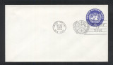 UN New York 1958 4C Embossed Spamped Envelope FDC UN.187