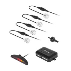 Sistem parcare display LED 4 senzori albi PEIYING