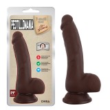 Dildo Natural Realistic Brown [ 19,5 cm x 3,5 cm ]