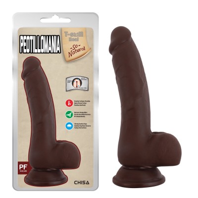 Dildo Natural Realistic Brown [ 19,5 cm x 3,5 cm ] foto