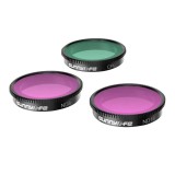 Set 3 filtre CPL+ND8+ND16 Sunnylife pentru Insta360 GO 3/2