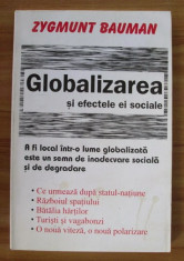 Globalizarea si efectele sociale Zygmunt Bauman foto