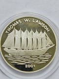 C10 1000 Francs CFA Thomas W. Lawson/Argint .999, 15 g / proof